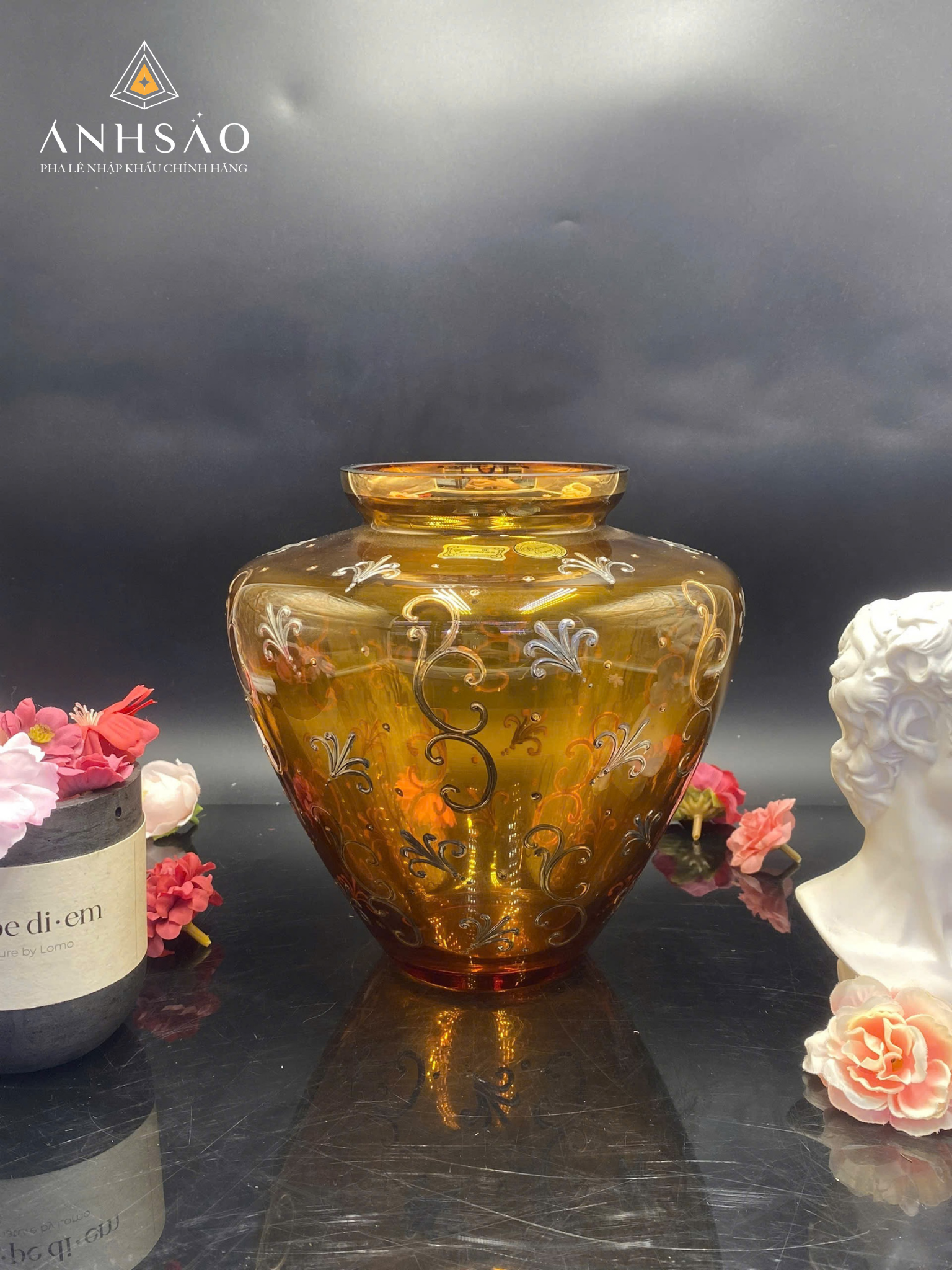 Lọ Hoa Pha Lê EGERMAN 18cm