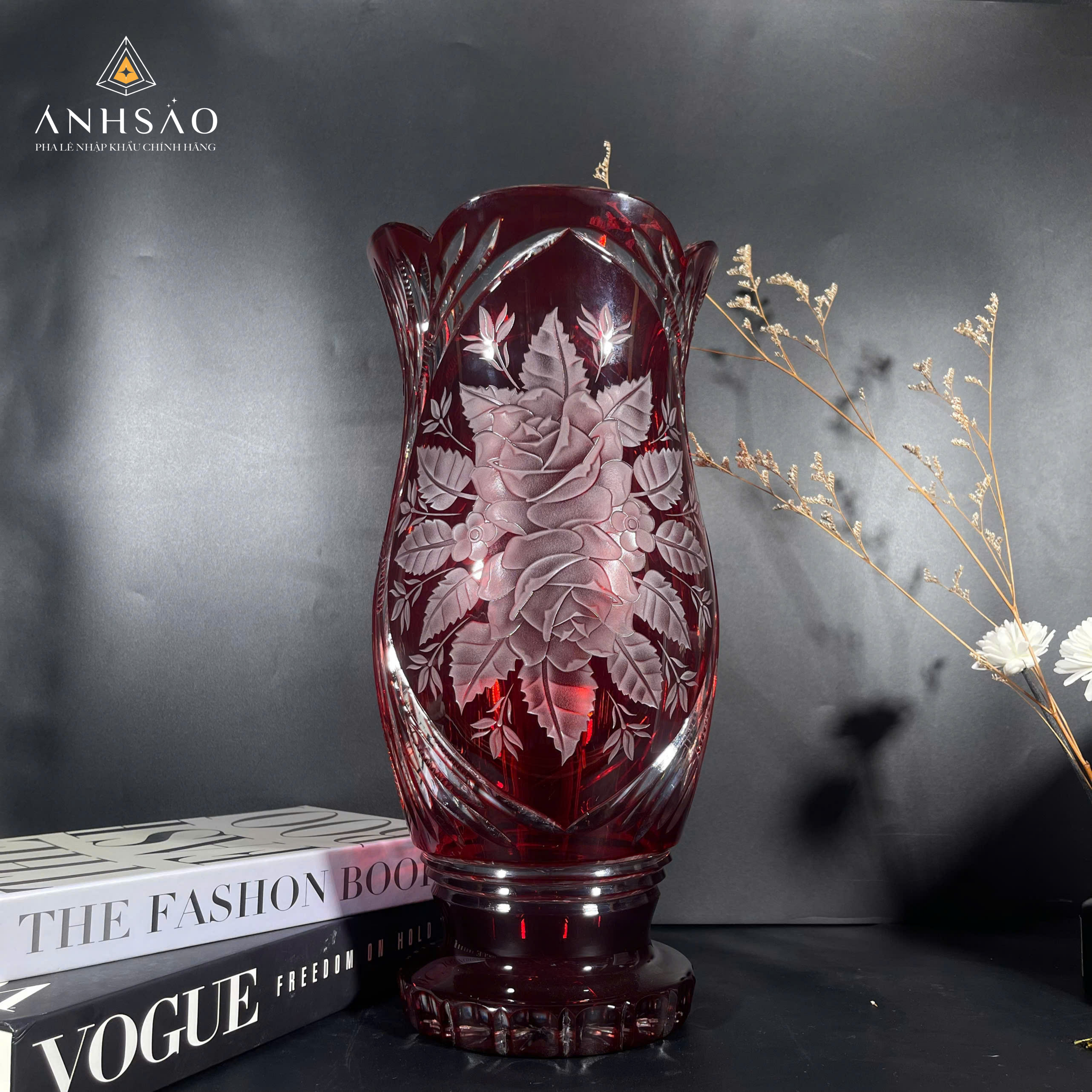 Bộ Sưu Tập lọ Hoa Pha Lê Haida Màu