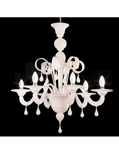 Đèn Pha Lê Candeur Blanche - Phong Cách Thanh Lịch Tinh Khiết