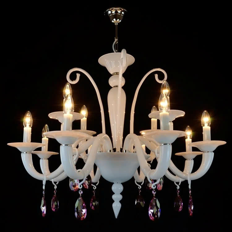 Đèn pha lê Snow White – Vẻ đẹp tinh khiết nâng tầm không gian sống