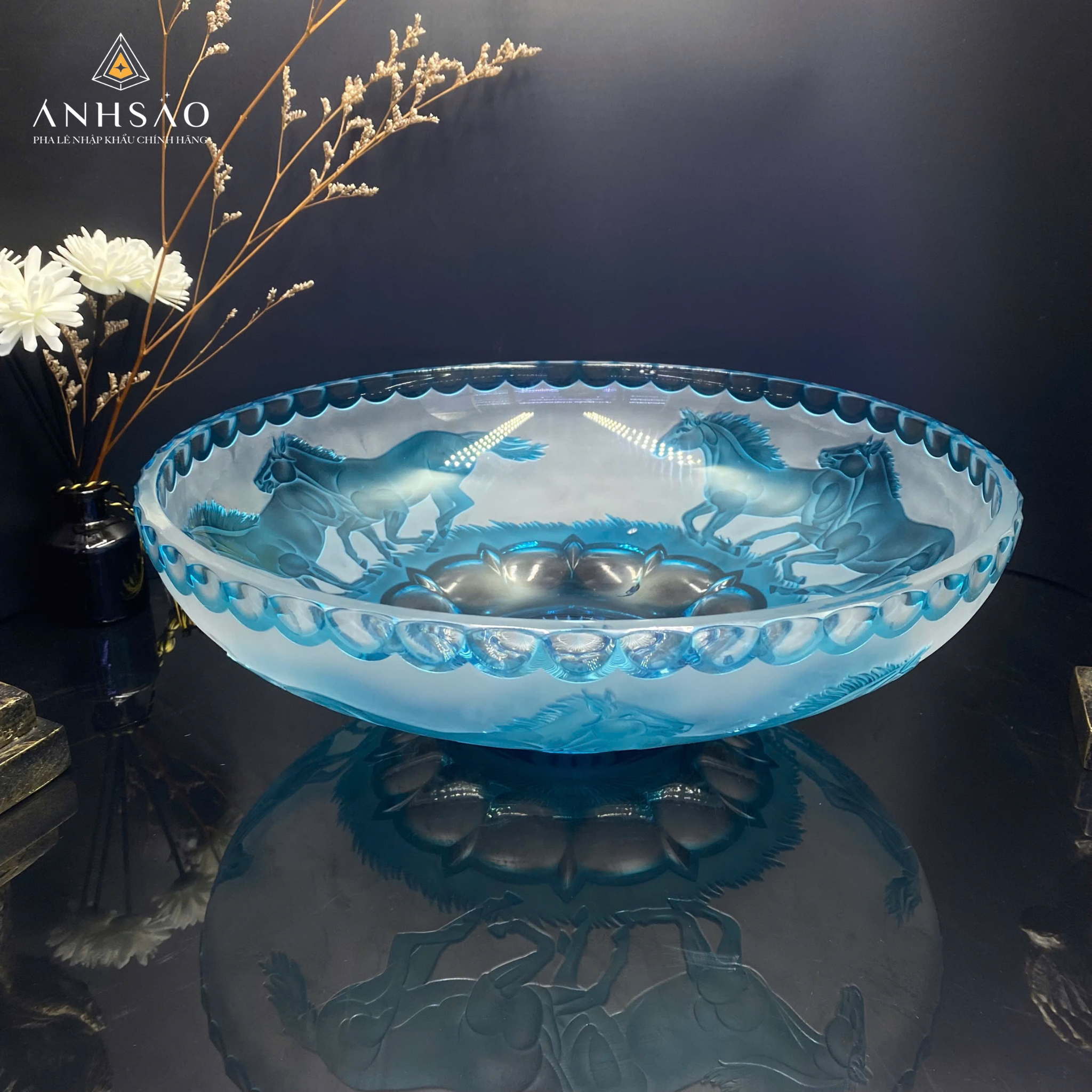 Bộ Sưu Tập Âu Pha Lê Để Bàn Thờ, Tiếp Khách Sang Trọng