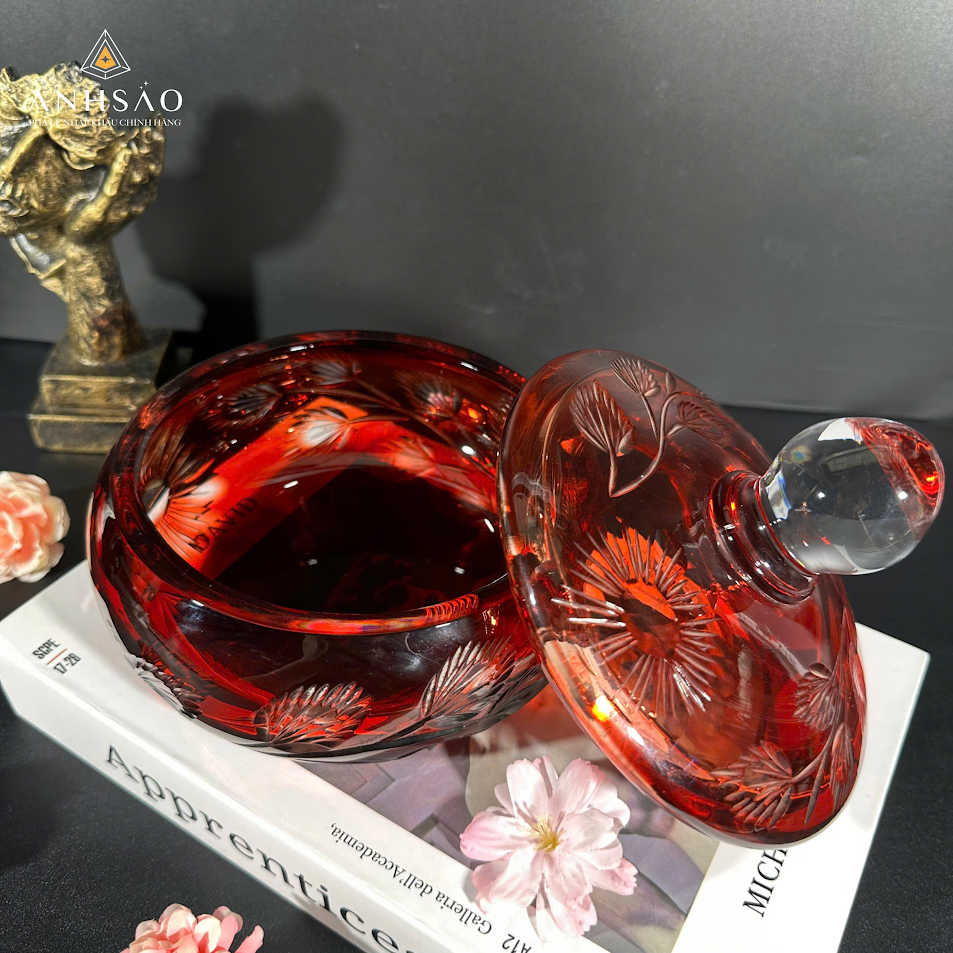 Âu Mứt Pha Lê Haida Mài lá