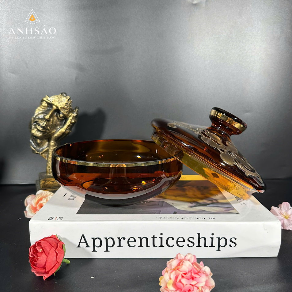 Âu Mứt Pha Lê EGERMAN Vẽ Lá