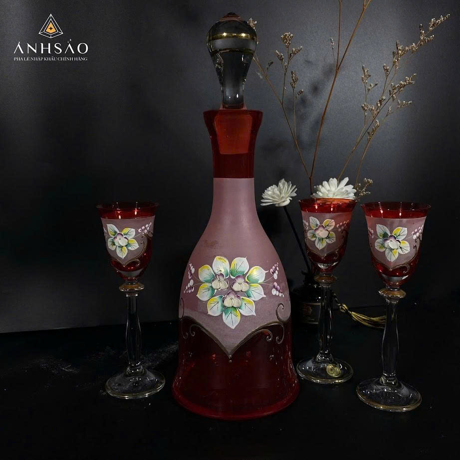 Bộ Bình Rượu Pha Lê - Tinh Hoa Nghệ Thuật Thưởng Thức Rượu