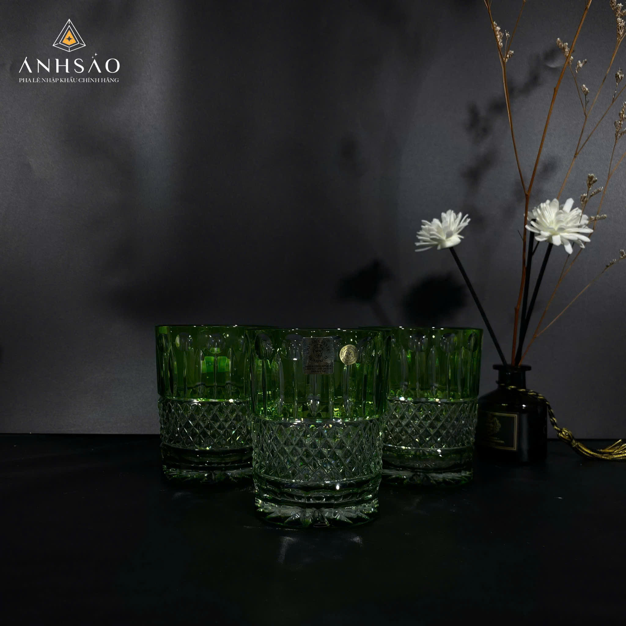 Cốc Pha Lê Haida Xanh Lá