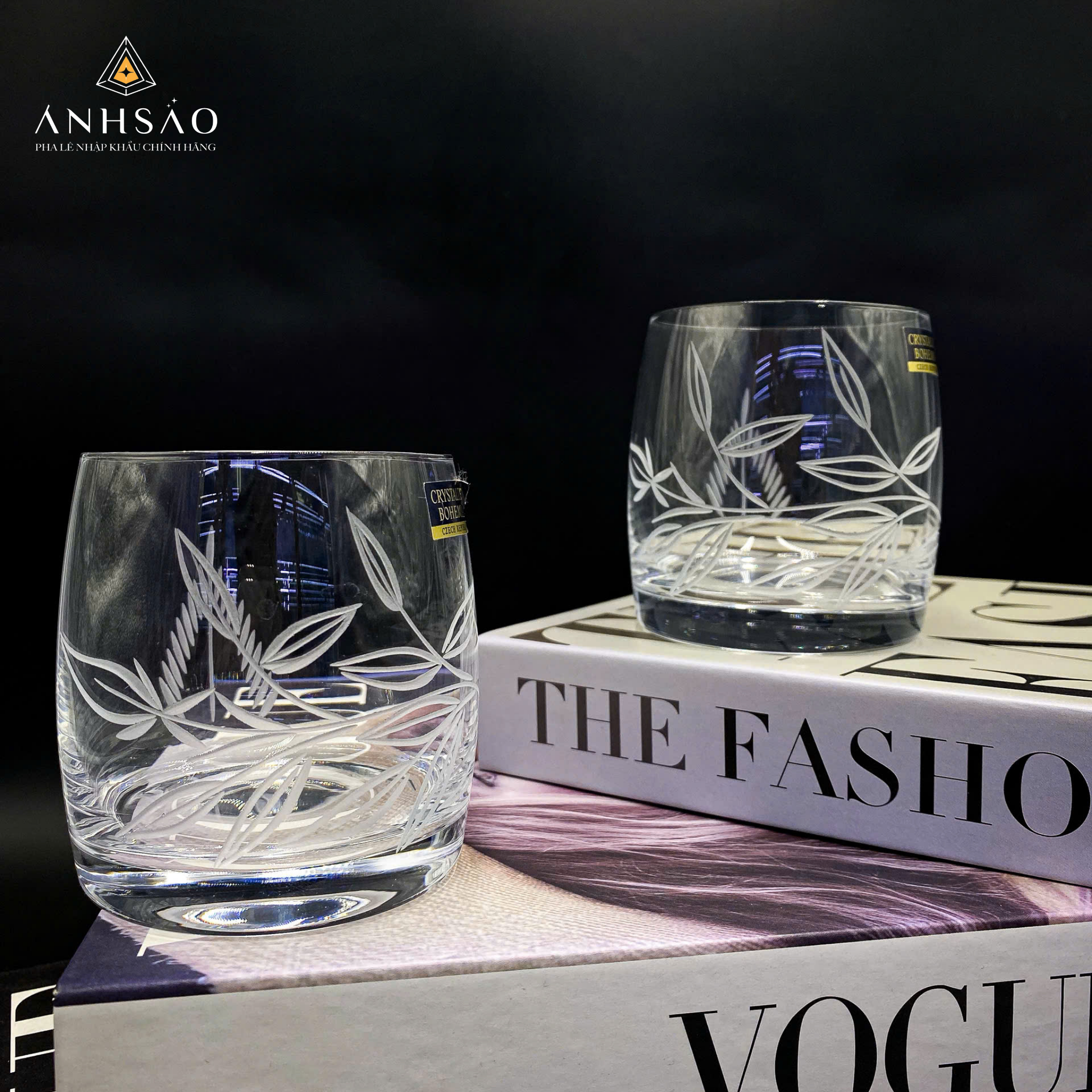 Bộ Sưu Tập Cốc Pha Lê Tiệp Khắc Mài