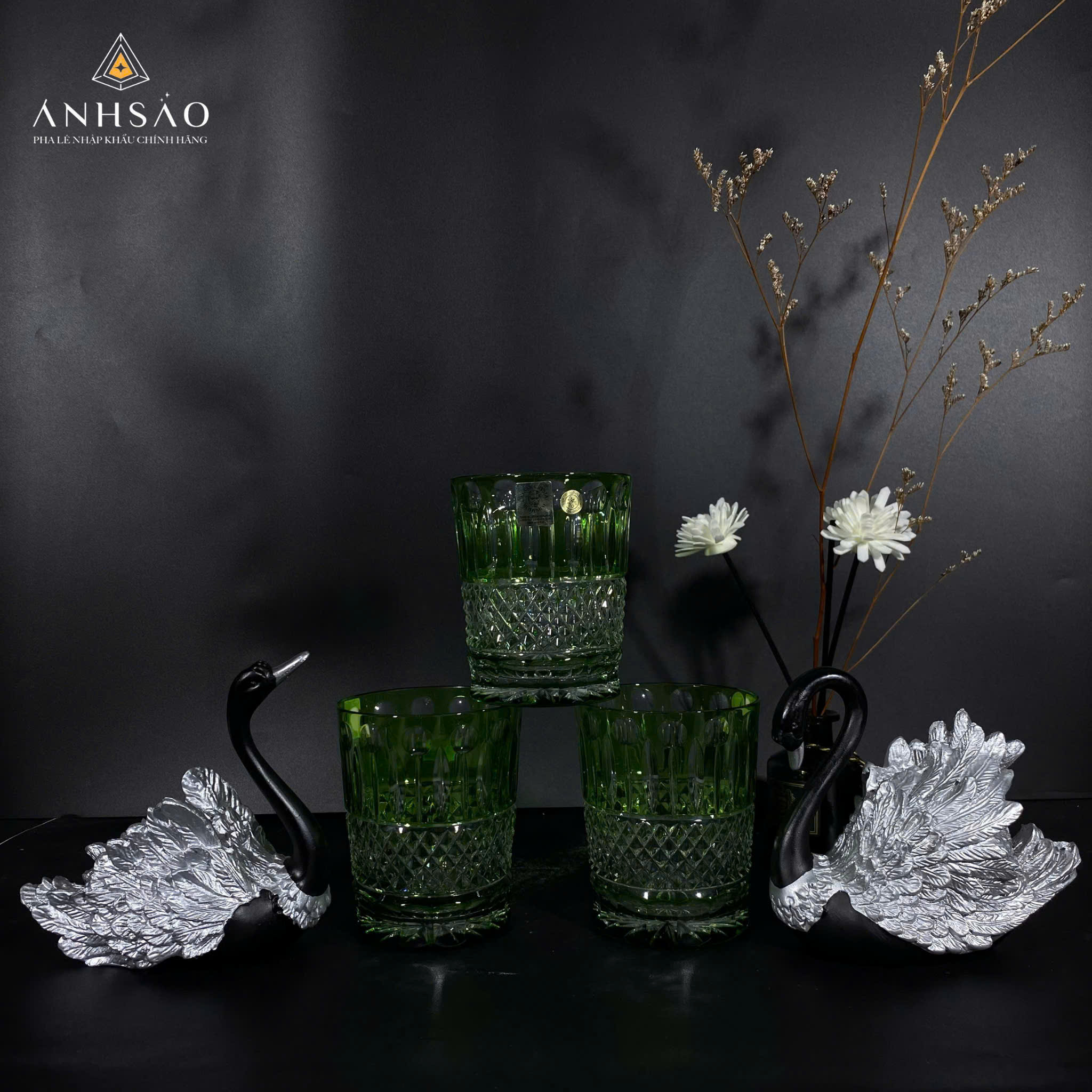 Cốc Pha Lê Haida Xanh Lá