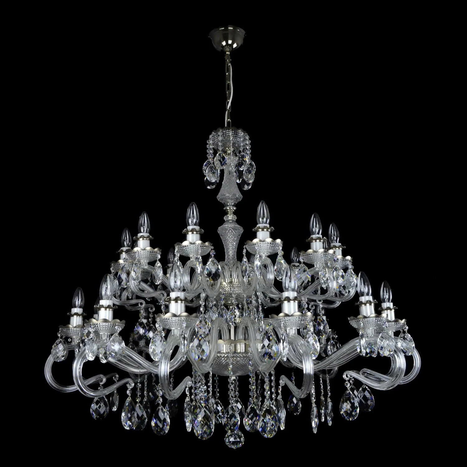 Đèn Pha Lê Treo Trần Daisy 24 Bóng – Biểu Tượng Thượng Lưu