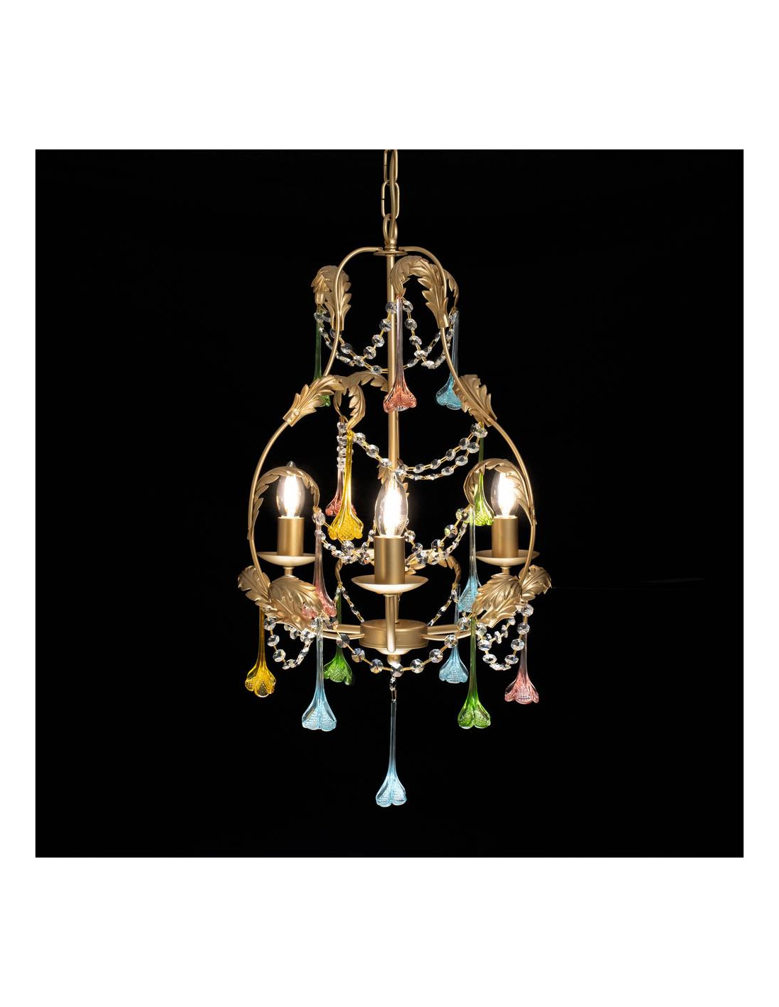 Đèn Pha Lê Treo Trần Italy Flor Cao Cấp - Nét Đẹp Của Sự Tối Giản