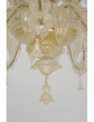 Đèn Pha Lê Rezzonico Laguna Ý Chính Hãng Murano – Ánh Vàng Hoàng Gia