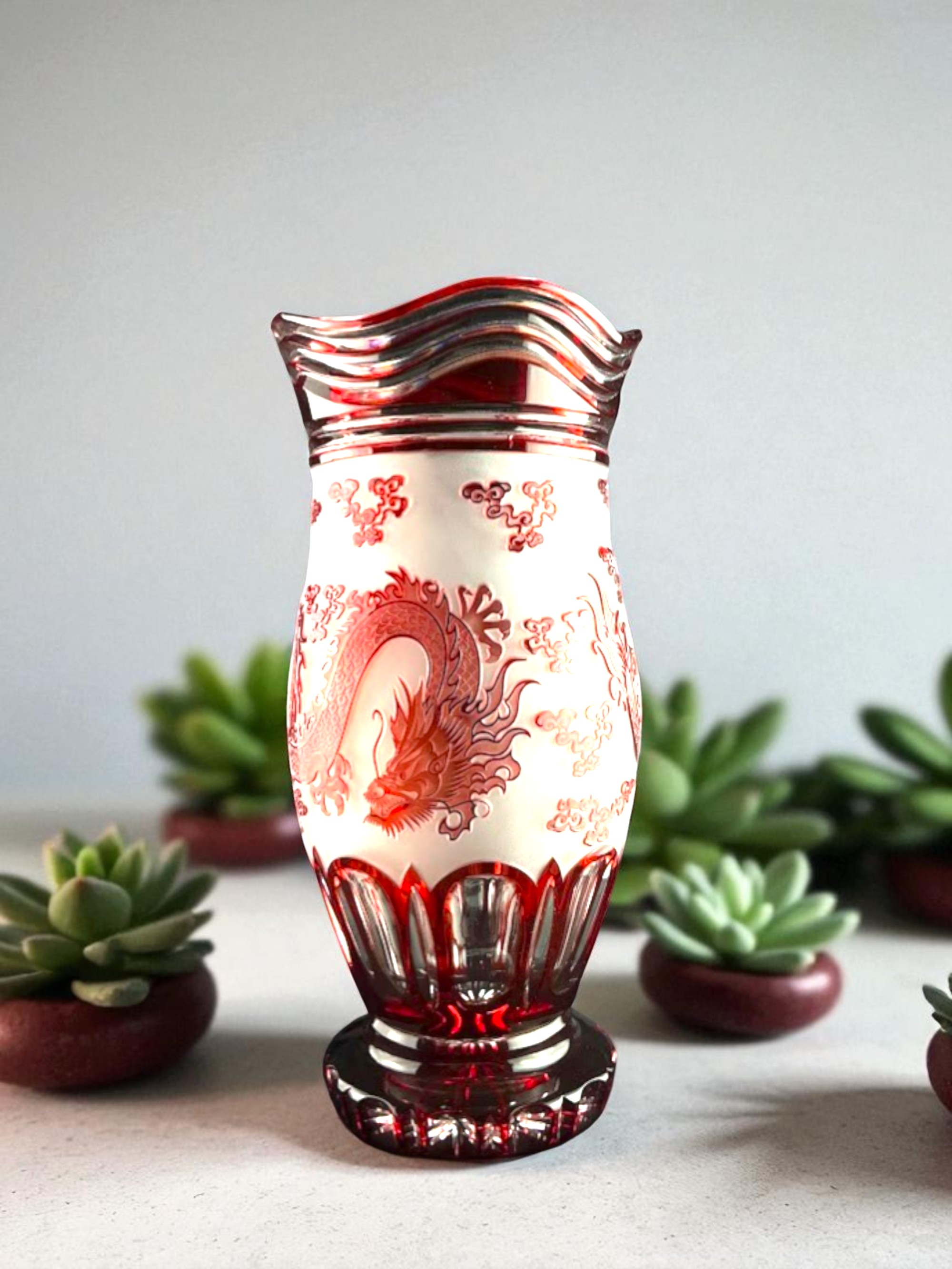 LỌ HOA PHA LÊ RỒNG THIÊNG