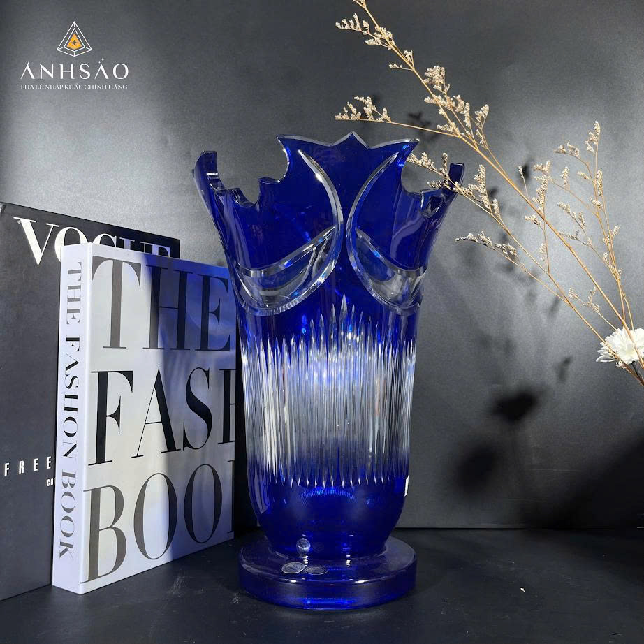Lọ Hoa Pha Lê Nghệ Thuật Thiết Kế Tinh Tế Sang Trọng