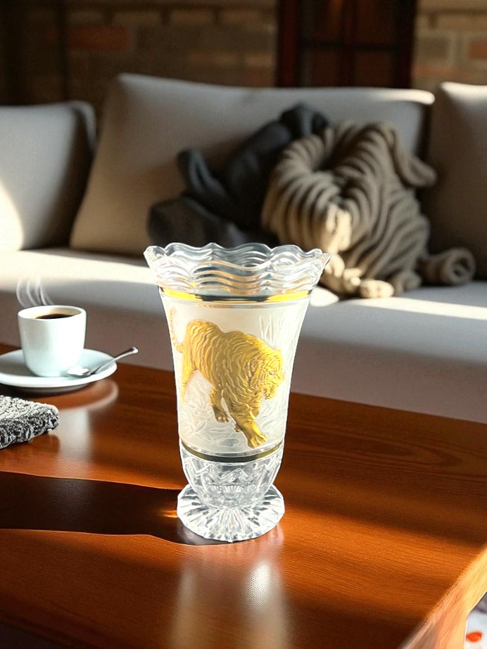 3 MẪU LỌ HOA PHA LÊ MẠ VÀNG SANG TRỌNG – DÀNH CHO NGƯỜI BIẾT SỐNG ĐẸP