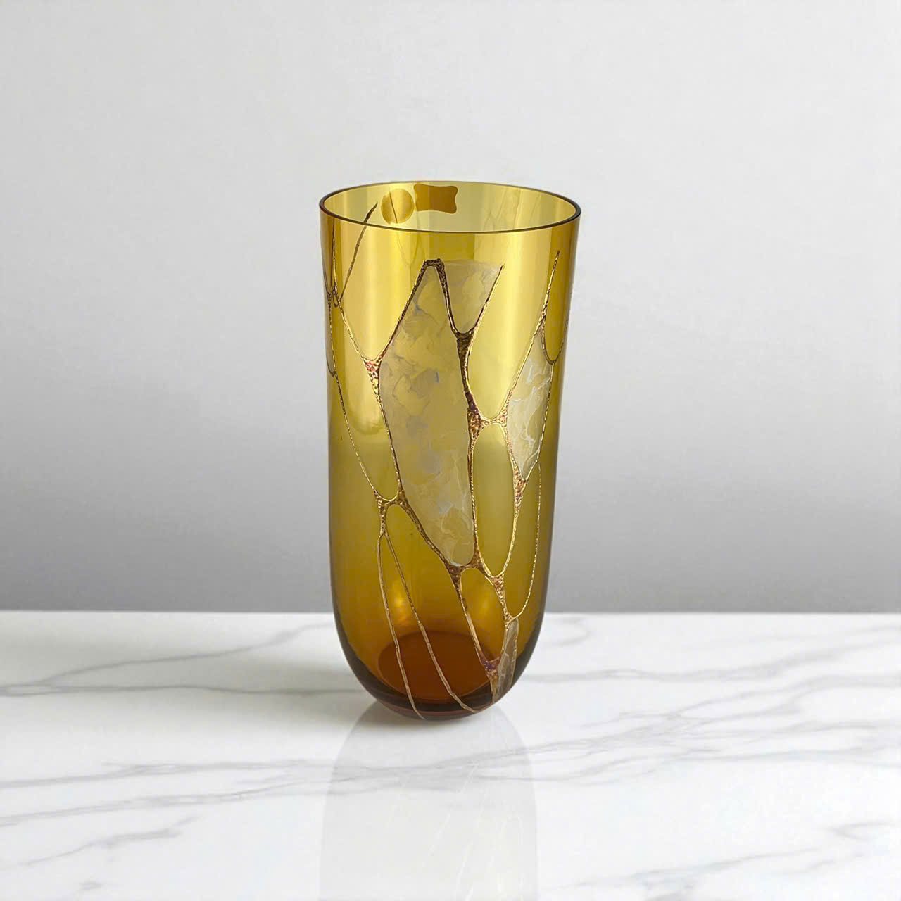 Lọ hoa pha lê Egermann vân size 25cm