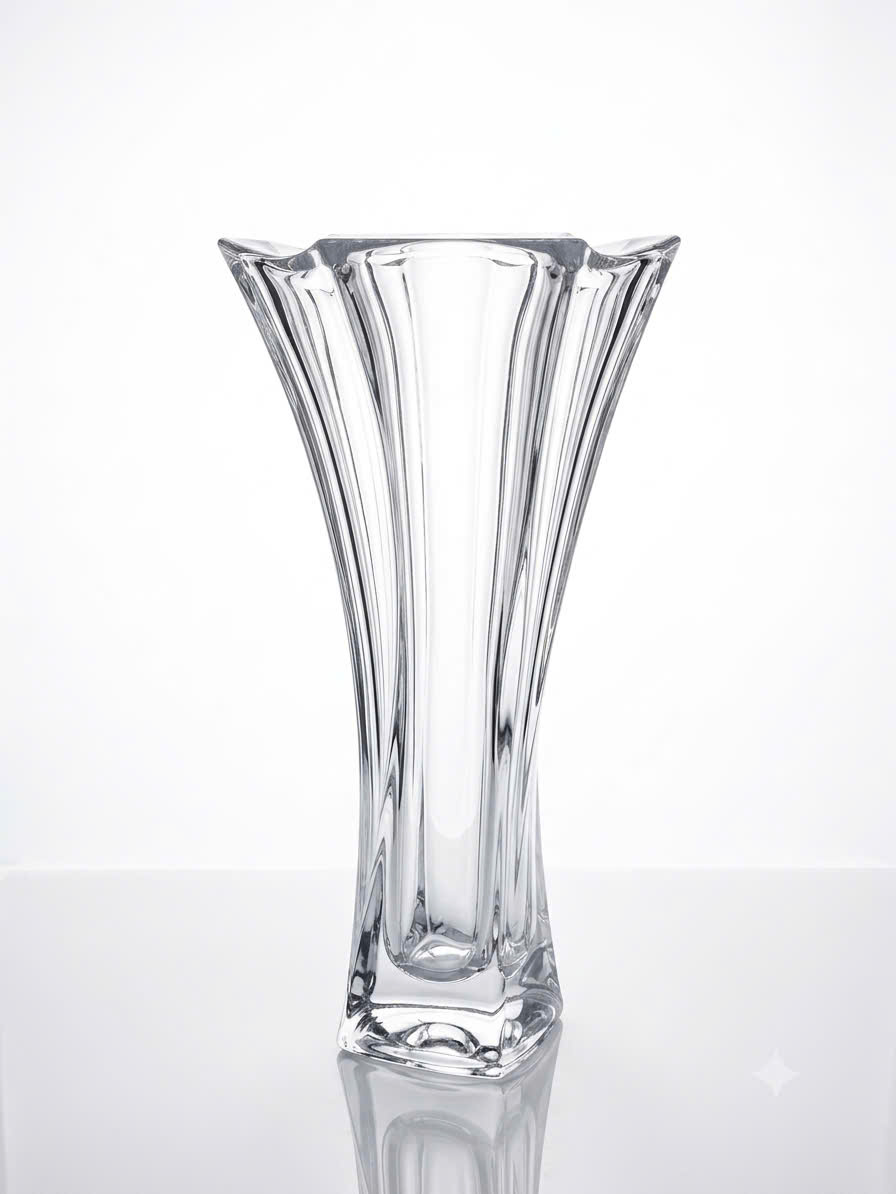 Lọ Hoa Pha Lê Trơn Bohemia 32cm