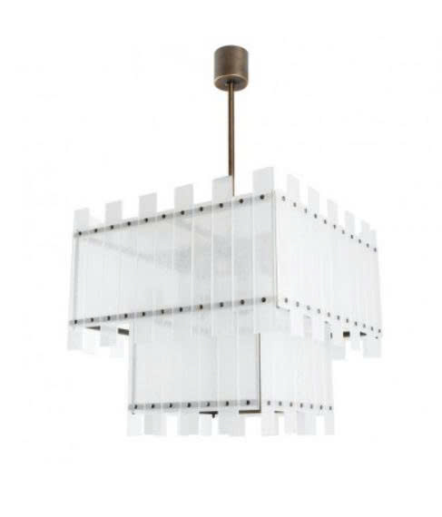 Đèn Pha Lê Sestiere - Thiết Kế Vuông Hiện Đại Cao Cấp