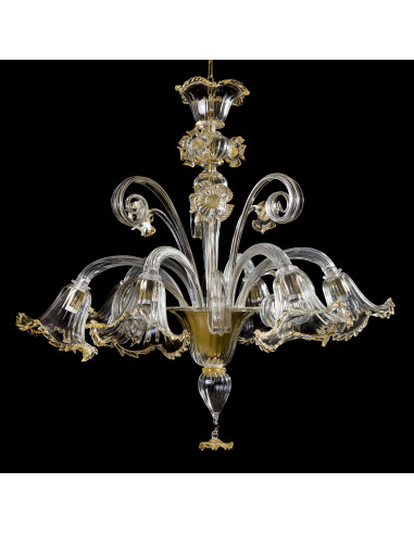 Đèn Pha Lê Horace: Nét Quyến Rũ Hoàng Kim Của Nghệ Thuật Venice