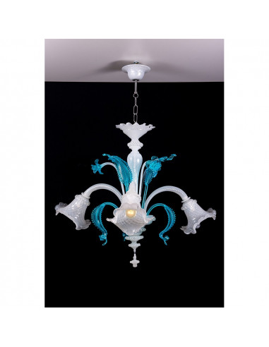 Đèn Pha Lê Bacchus: Sự Thanh Lịch Tinh Khôi Của Sắc Trắng Và Xanh Ngọc