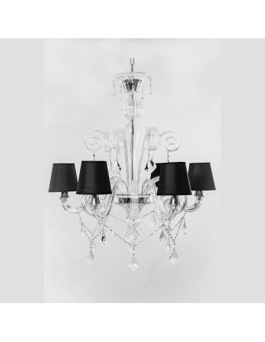 Đèn Pha Lê Murano Strass & Lampshade – Đèn Pha Lê Cổ Điển Sang Trọng