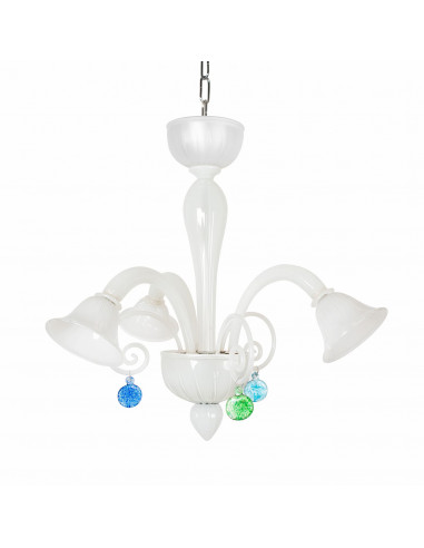 Đèn Pha Lê Pop White - Đèn Pha Lê Ý Nhập Khẩu Cao Cấp