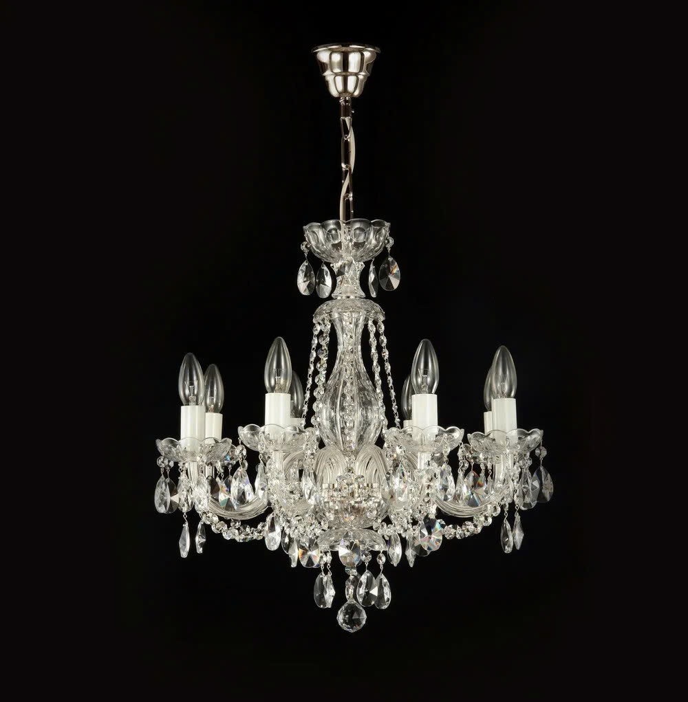 Đèn Pha Lê Brilliant - 8 Bóng Sự Kết Hợp Giữa Hiện Đại Và Truyền Thống