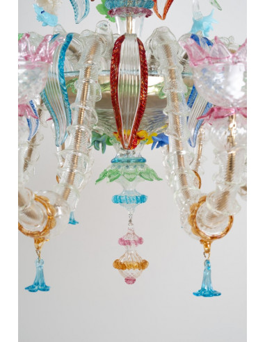 Đèn Pha Lê Sospiro di Laguna – Bữa Tiệc Màu Sắc Murano