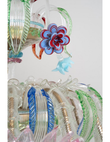 Đèn Pha Lê Sospiro di Laguna – Bữa Tiệc Màu Sắc Murano