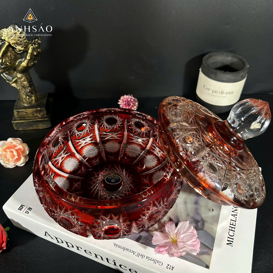 Âu mứt Pha Lê Mài 57 Đỏ