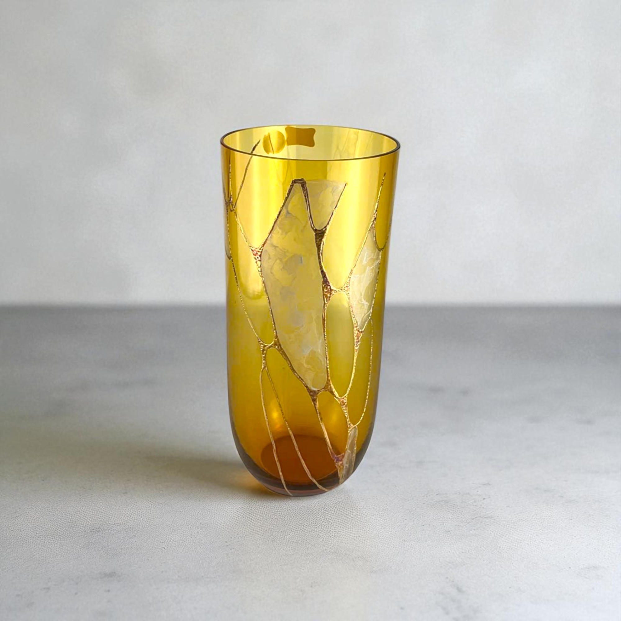 Lọ hoa pha lê Egermann vân size 25cm