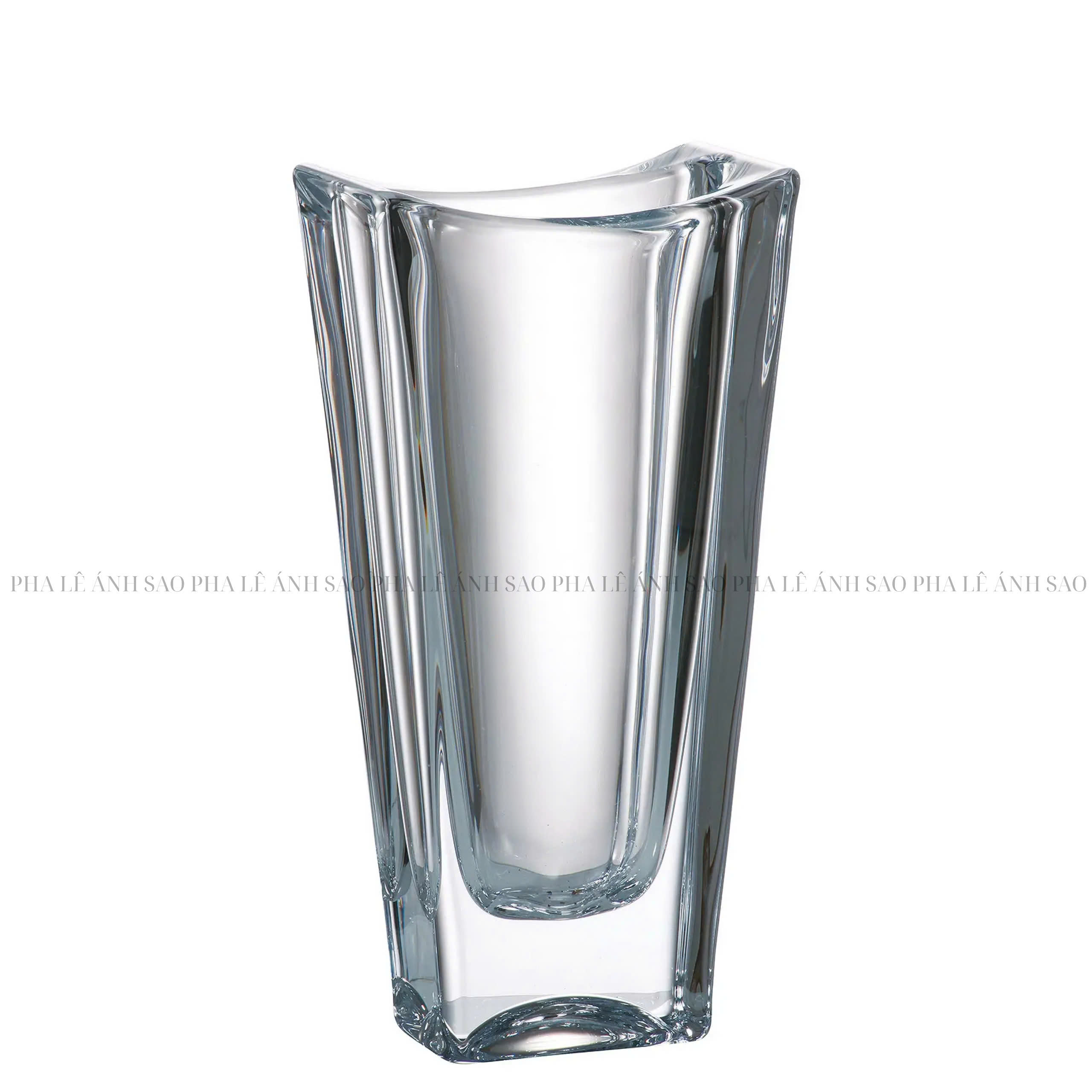Lọ Hoa Pha Lê Chữ Nhật Dẹt