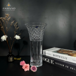 Lọ Hoa Pha Lê Loe Cổ Mài