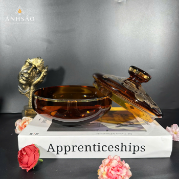 Âu Mứt Pha Lê EGERMAN Vẽ Lá