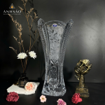 Lọ Hoa Pha Lê Mài Trắng 35cm