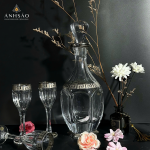 Bộ Bình  Pha Lê Khắc Cao Cấp | Quà Tặng Sang Trọng, Đẳng Cấp