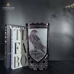 Lọ Hoa Pha Lê Haida Vuông Mài Chim Ưng