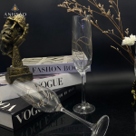 Ly pha lê champagne mạ vàng