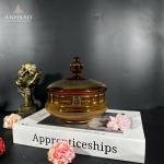 Âu Mứt Pha Lê EGERMAN Khảm Vàng Dáng Bầu