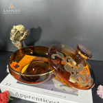 Âu Mứt Pha Lê EGERMAN Vẽ Lá