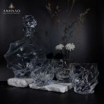 Bộ Bình Rượu Pha Lê Sóng Xoáy Cao Cấp - Hương Vị Của Thượng Lưu