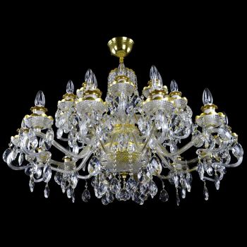 Đèn Pha Lê Treo Trần Daisy 24 Bóng Alpha Cao Cấp