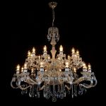 Đèn Pha Lê Treo Trần Daisy 24 Bóng – Biểu Tượng Thượng Lưu