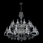 Đèn Pha Lê Treo Trần Daisy 24 Bóng – Biểu Tượng Thượng Lưu