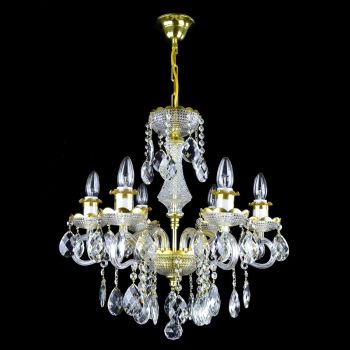 Đèn Pha Lê Treo Trần Daisy 6 Bóng Cao Cấp Lung Linh