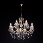 Đèn Pha Lê Treo Trần 8 Bóng Daisy - Vũ Điệu Ánh Sáng Lung Linh