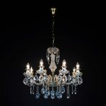 Đèn Pha Lê Treo Trần 8 Bóng Daisy - Vũ Điệu Ánh Sáng Lung Linh