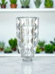 LỌ HOA PHA LÊ HỌA TIẾT KIM CƯƠNG – KHI ÁNH SÁNG CŨNG BIẾT TỎA SÁNG