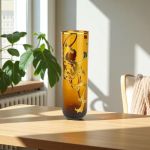 LỌ HOA PHA LÊ EGERMANN SIZE 30CM  LỌ ỐNG