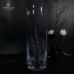 Lọ Hoa Pha Lê Mài Đính Đá Cao Cấp - Vẻ Đẹp Từ Sự Tối Giản