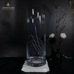 Lọ Hoa Pha Lê Mài Đính Đá Cao Cấp - Vẻ Đẹp Từ Sự Tối Giản