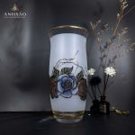 Lọ Hoa Pha Lê EGERMAN Vẽ Hoa Hồng Cao Cấp - Nâng Tầm Thẩm Mĩ